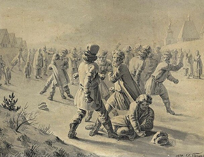 Существовало несколько видов кулачных боев